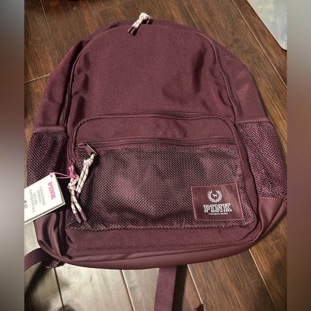 PINK Victoria's Secret Burgundy Backpack